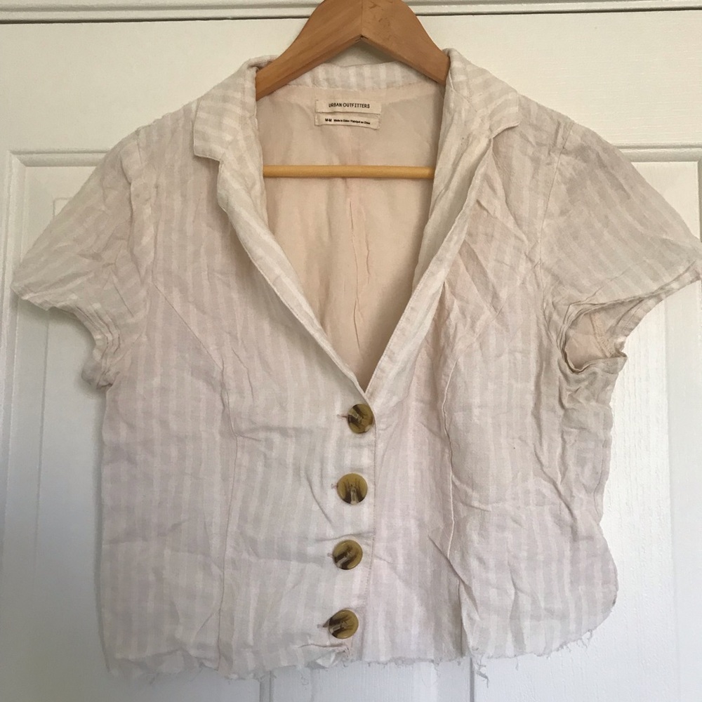 Urban Outfitters cut off blouse